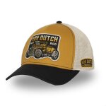 Vondutch casquette trucker s - curved homme - trucker - filet souple - noir jaune beige - visi�re arrondie ...