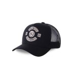 Vondutch casquette trucker avec filet biker homme - trucker - filet rigide - noir blanc beige - visi�re ...