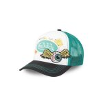 Vondutch casquette trucker flying eyes homme - trucker - filet rigide - noir blanc - visi�re arrondie ...
