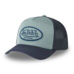 Vondutch casquette trucker navy homme - trucker - filet souple - bleu - visire arrondie