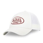 Vondutch casquette trucker terry homme - trucker - filet souple - blanc rouge - visière arrondie Vondutch casquette trucker terry homme - trucker - filet souple - blanc rouge - visière arrondie