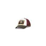 Vondutch casquette trucker tiger homme - trucker - filet souple - noir blanc rouge - visi�re arrondie ...