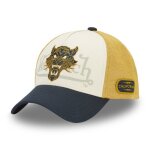 Vondutch casquette trucker wild homme - trucker - filet souple - bleu beige jaune gris - visi�re arrondie ...
