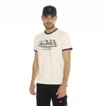Vondutch - t - shirt homme coton aucun blast r�gular col rond manches courtes - beige (pi�ce)