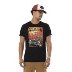 Vondutch - t - shirt homme coton aucun flame r�gular col rond manches courtes - noir (pi�ce)