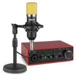 Vonyx producer recording set noir - kit studio complet interface usb + micro  condensateur home - studio ...