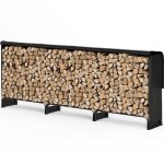 Vounot® abri range - bûches 3m avec housse noire - serre bûche en métal - support bois de chauffage pour ... Vounot® abri range - bûches 3m avec housse noire - serre bûche en métal - support bois de chauffage pour ...