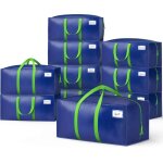 Vounot lot 10 sacs de demenagement grand format avec sangles et poignee bleu