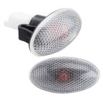 Voyant lat�ral clignotant feu position r�p�titeur 12v 55w blanc pour peugeot 206 407 607 citro�n c2 c3 ...