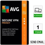 Vpn s�curis� - avg - 10 appareils - 1 an - pc android mac ios - activation d�mat�rialis�e