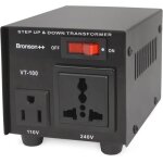 Vt 100 watt transformateur usa 110 volt converter convertisseur de tension 110v 120 v - 220v 230v 240v ...