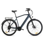 Vtc electrique adore 28 aluminium atr - 190 moteur dans la roue arrire 50nm / 128ah bleu fonc mat