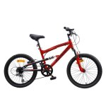 Vtt 20 mercier tt suspendu - 6 vitesses - cadre mixte - rouge