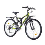 Vtt 26 - v�lo tout suspendu - 18 vitesses - transmission shimano - freins v - brake - jantes alu (garde ...