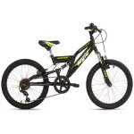 Vtt enfant 20 zodiac 6 vitesses noir - vert wyld