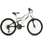 Vtt enfant 24 zodiac 18 vitesses blanc wyld