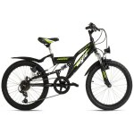 Vtt enfant atb 20 zodiac 6 vitesses eclairage rglementaire noir - vert wyld
