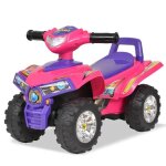 Vtt enfants - vidaxl - son et lumi�re - rose et violet - rangement