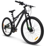 Velo vtt huffy marker 26 tout suspendu shimano 21 vitesses - noir