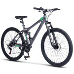Vtt tout suspendu - truxen8 - ecarpat 275 - shimano 21 vitesses - freins � disque - jantes double paroi ...