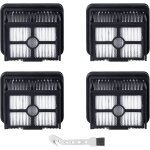 Vuszr lot de 4 filtres hepa pour dreame h12 pro / h12 pro flexreach / h12 dual / h12 pro ultra / h13 ...