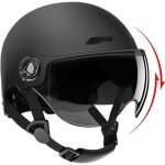 Vuszr casque trottinette electrique - noir - pour adultes et jeunes - 54 - 62 cm Vuszr casque trottinette electrique - noir - pour adultes et jeunes - 54 - 62 cm