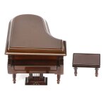 Vvikizy mod�le en bois de piano mod�le de piano miniature ornements instrument de musique en bois d�coration ...