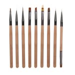 Vvikizy brosse � ongles en gel vvikizy ensembles de pinceaux � ongles 9pcs nail art brushes set uv gel ...