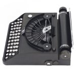 Vvikizy machine  crire manuelle portable modle de machine  crire antique black retro vintage portable ...