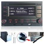 Autoradio vw rcn210 bluetooth cd mp3 usb pour golf 4 mk4 polo passat b5 - noir Autoradio vw rcn210 bluetooth cd mp3 usb pour golf 4 mk4 polo passat b5 - noir