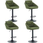 Wahson chaise de bar lot de 4 tabouret de bar en lin chaise haute rglable en hauteur tabouret bar repose ...