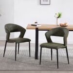 Chairus chaise de salle  manger lot de 2 chaise salle a manger chaise de cuisine moderne avec accoudoir ...