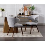 Wahson chaise salle � manger lot de 2 chaise de salle � manger avec pieds en bois chaise de cuisine moderne ...