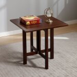 Wahson table de salle  manger pliante table a manger en bois table interieurs table extensible polyvalente ...