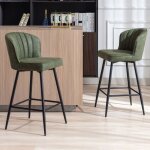 Wahson tabouret de bar lot de 2 chaise de bar moderne avec dossier tabouret bar chaise haute bar pour ...