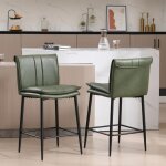 Wahson tabourets de bar lot de 2 tabouret de bar cuir pu chaise de bar coussin épais chaise haute cuisine ... Wahson tabourets de bar lot de 2 tabouret de bar cuir pu chaise de bar coussin épais chaise haute cuisine ...