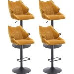 Wahson tabouret bar lot de 4 chaise bar moderne haute rglable en hauteur tabouret de bar et chaise de ...