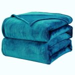 Couverture plaid polaire - wavve - microfibre douce chaude et respirante - 150x200 cm - turquoise Couverture plaid polaire - wavve - microfibre douce chaude et respirante - 150x200 cm - turquoise