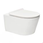 Wc suspendu - swiss aqua technologies - brevis - sans bride - fixations invisibles - abattant softclose ...