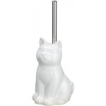 Wenko brosse wc originale chat brosse wc silicone noire céramique 14x22x17 cm blanc Wenko brosse wc originale chat brosse wc silicone noire céramique 14x22x17 cm blanc