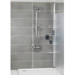 tagre de douche tlescopique - wenko - dolcedo - acier inox - 4 paniers - blanc mat
