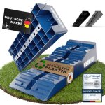 Werkthor rampes de levage camping - car (bleu) - lot de 2 pièces charge max 5 tonnes Werkthor rampes de levage camping - car (bleu) - lot de 2 pièces charge max 5 tonnes