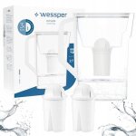 Wessper carafe filtrante pour refrigerateur d3 slim aquaclassic 27 l blanc + 3x cartouche filtrante aquaclassi ... Wessper carafe filtrante pour refrigerateur d3 slim aquaclassic 27 l blanc + 3x cartouche filtrante aquaclassi ...