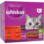 Whiskas repas pour chat - 48 sachets fracheur (lot de 2 packs 24x85g) - pte pour chat adulte en sauce ...