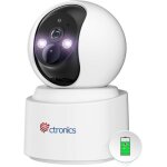 Wifi et batterie - 25k 4mp cam�ra surveillance wifi interieur sans fil ip camera wifi 24g avec pir d�tection ...