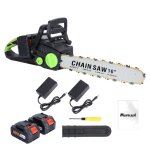 Wilitto 16 trononneuse lectrique sans fil avec 2 batteriesscie  chane lectrique1800w ac100 - 240 ...