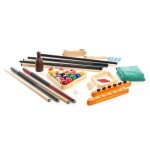 Wiltec accessoires de billard tout en un - 860 x 435 x 155 mm - set co