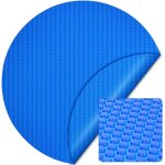 Wiltec b�che � bulles solaire ronde pour piscine � 5 m 140 � en pe couleur bleue couverture piscine chauffage ...