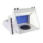 Wiltec cabine d?aspiration pour arographie airbrush 12 v ? avec paint