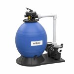 Wiltec filtre � sable 750w 14l cuve de filtration pompe auto - amor�ante 20000l / h piscine hors - sol ...